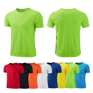 Summer Gym Jerseys – Breathable Quick-Drying Fitness T-Shirt for Running & Sports