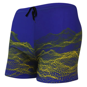 AquaFlex Men's Boxer Brief Swim Trunks