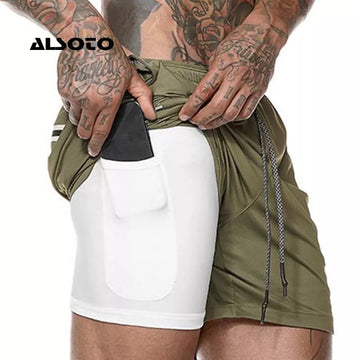 Brand Men's Quick Dry Beach Shorts Swimwear