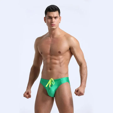 Men's Quick-Drying Lace-Up Swim Briefs