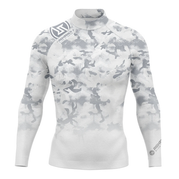 Men's Camo Rashguard: Long Sleeve UV Protection