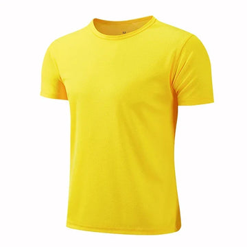 Summer Gym Jerseys – Breathable Quick-Drying Fitness T-Shirt for Running & Sports